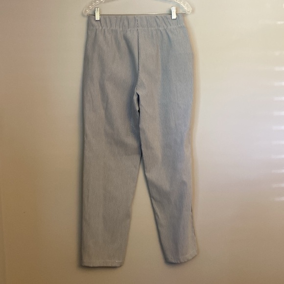 ⭐️Max Studio Stripped Elastic Waist Pants size large - Picture 2 of 6